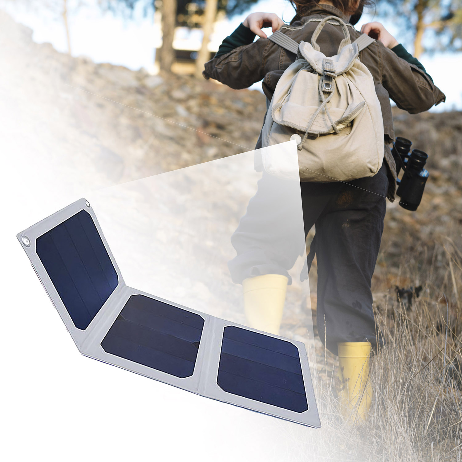 12W SOLAR CHARGER (PU LEATHER- PINK-6