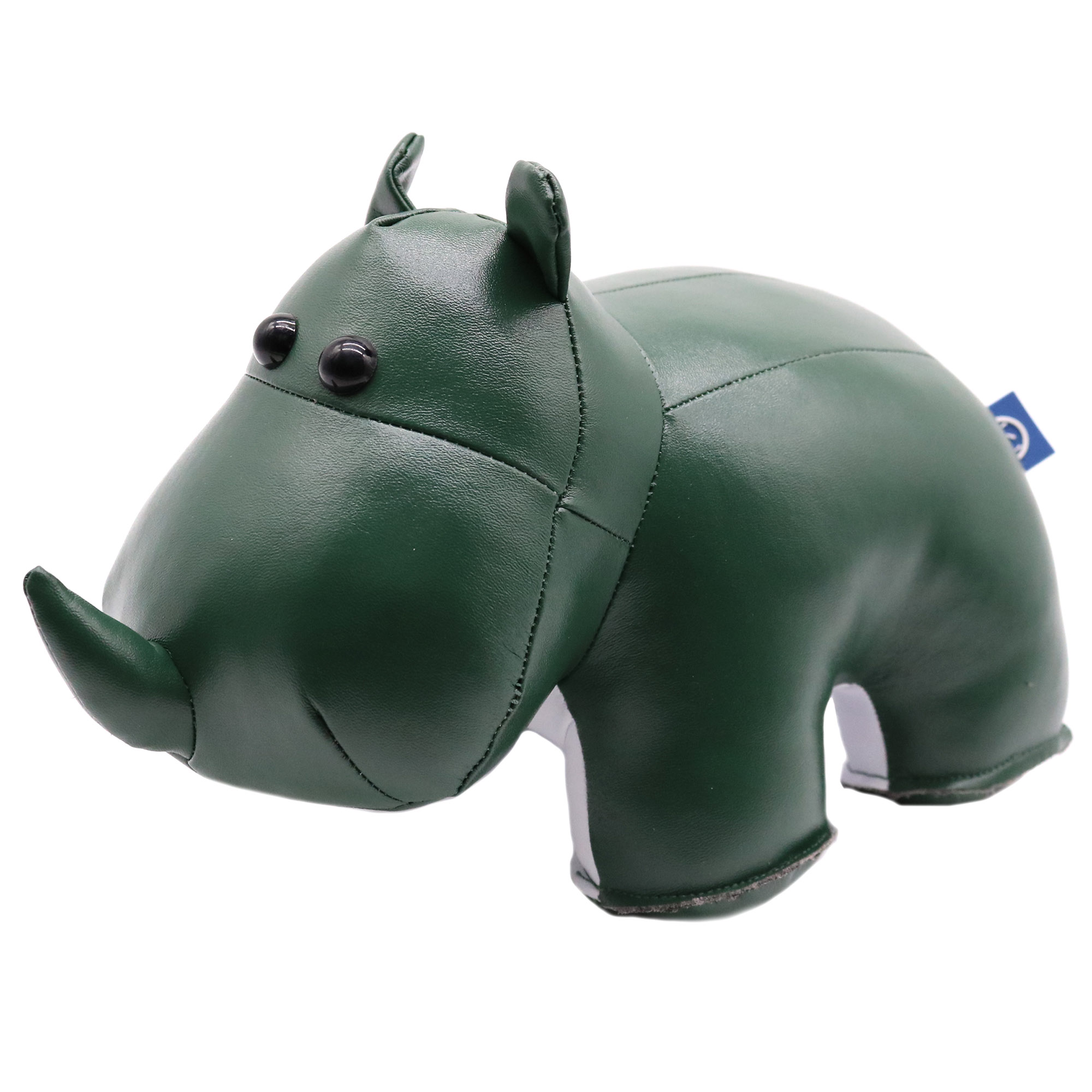 LEATHER_BOOK_DOLL_RHINOCEROS-DARK_GREEN1