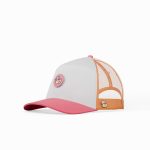 HULE Orange Flamenco- Interchangeable patch Truker Hat